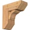 Ekena Millwork Merced Slat Smooth Bracket w/ Offset Brace, Western Red Cedar, 7 1/2"W x 18"D x 18"H BKT0806X18X18MRC06SWR - alternate 1